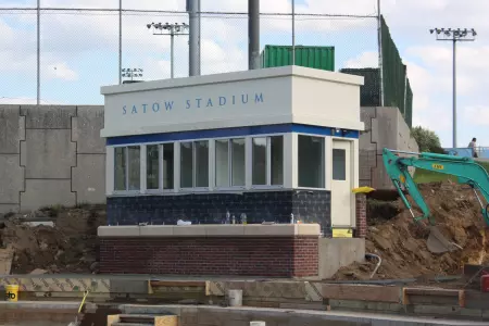 Construction Progressing on Upgrades to Robertson Field at Satow Stadium