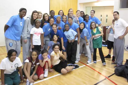 Columbia Women's Basketball Continues Partnership With Greenwich Village Girls Basketball League
