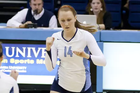 Volleyball Rebounds With 3-0 Win Over Brown