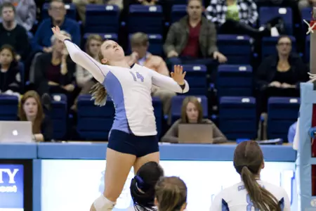 Gaughn Breaks Career Kill Record to Lift Volleyball to 3-1 Win vs. Penn