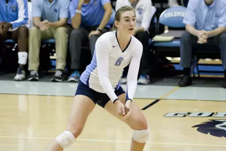Volleyball Quieted by Rallying Quakers, 3-2