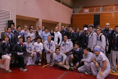 Wrestling Finishes Second, Claims Three Individual Titles at New York State Championships