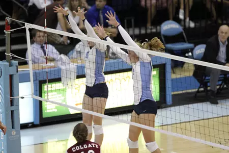 Volleyball Wins Third Straight With 3-0 Sweep of Dartmouth