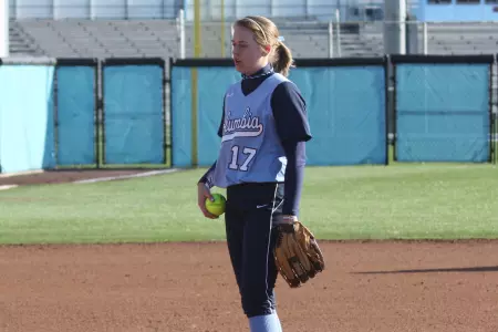 Darling & Kenyon Toss Gems in Softball's Sweep of Yale