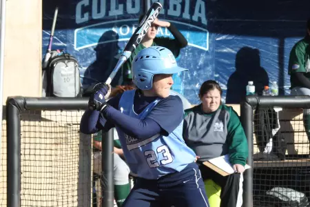 Softball Sweeps Rider