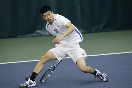 Men?s Tennis Stages Late Rally to Win Seventh Straight, Topping Texas Arlington, 4-3