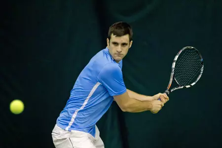 No. 16 Men?s Tennis Edges No. 14 Notre Dame; National Team Indoors Await