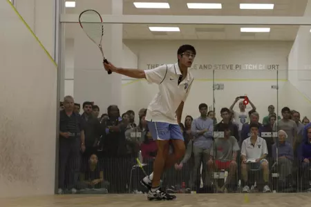 Men's Squash Splits Home Ivy League Weekend