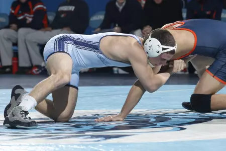 Hughes, Amenta Earn Strong Wins, But Penn Downs Wrestling, 24-10