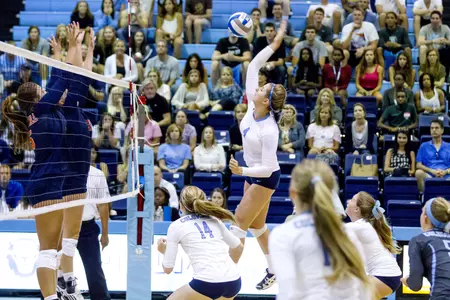 Volleyball Blocks Cornell, 3-1, in Ivy League Opener