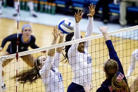 Volleyball Goes the Distance with Harvard and Falls, 3-2