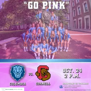 Lions "Go Pink" Against Cornell This Weekend