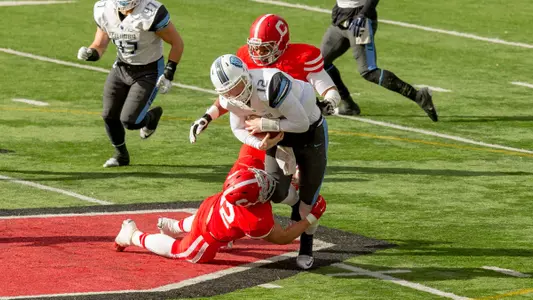 Cornell Gets by Football in Defensive Struggle