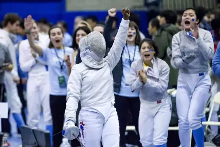 Fencing Concludes Regular Season With Unbeaten Performance at Historical Meet
