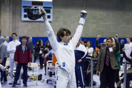 Fencing Remains in NCAA Title Hunt, Lions Second After Day 2