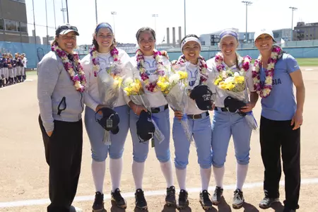 Softball Rebounds To Take Game Two On Senior Day
