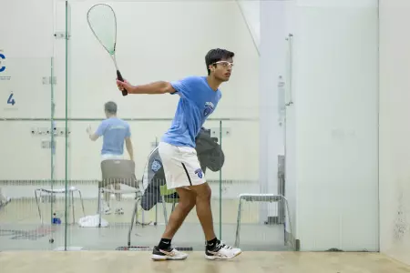 #5 Men's Squash Hosts #1 Trinity In Midweek Match On Wednesday