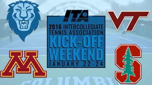 Men's Tennis ITA Kick-Off Rescheduled for Sunday & Monday at BJK