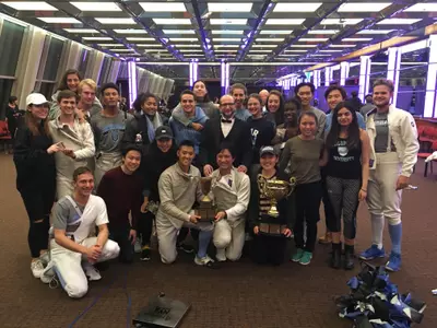 Fencing Claims Men's, Women's Victories Over NYU