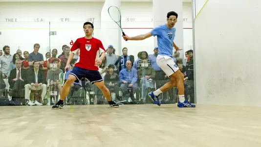 No.8 Men's Squash Upsets No.2 Penn On The Road, 5-4