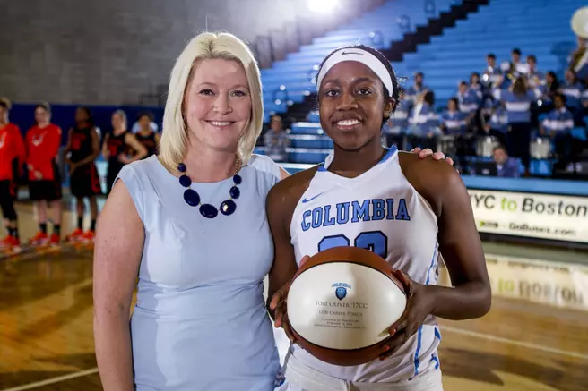 Oliver Presented With 1,000-Point Ball Before Friday Night Game With Princeton