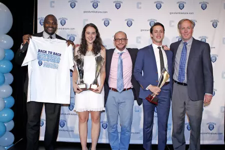 Dubrovich, Hoyle Receive Maniatty Awards at 95th Varsity C Celebration
