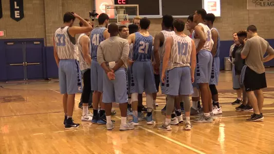 VIDEO FEATURE: Jim Engles Mic'd Up for First Men's Basketball Practice