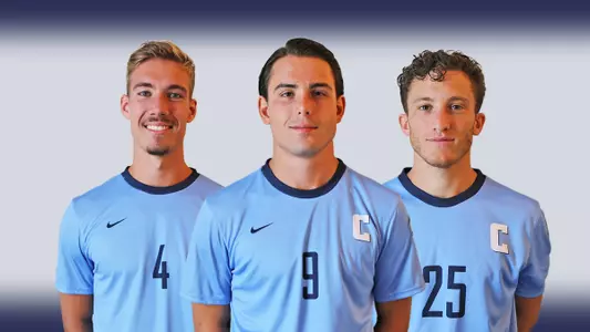 Bangerl, Bosua & Tinari Named 2016 Men's Soccer Captains