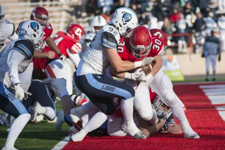 Football Wins Seventh Game, Defeats Cornell 18-8