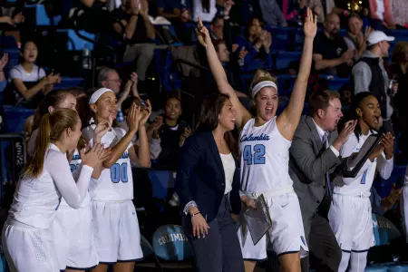 Women's Basketball Defeats Boston College on Education Day