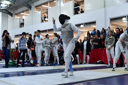 Fencing Hosts Historical Meet on Senior Night