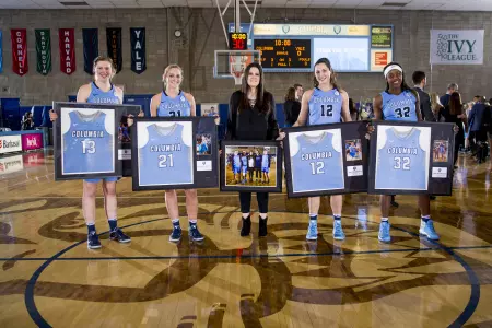 Seniors Honored, Zimmerman Breaks Program Scoring Record
