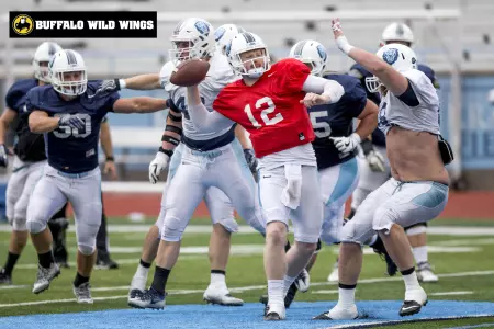 Football Concludes Drills With Spring Game