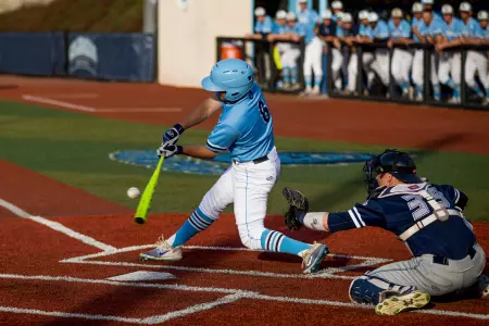 Baseball Keeps Division Title Hopes Alive With Penn Split