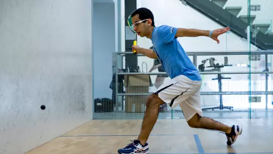 No. 2 Men's Squash Takes on No. 10 George Washington