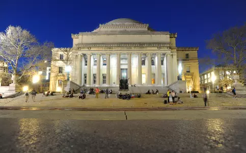 Low College Walk at Night