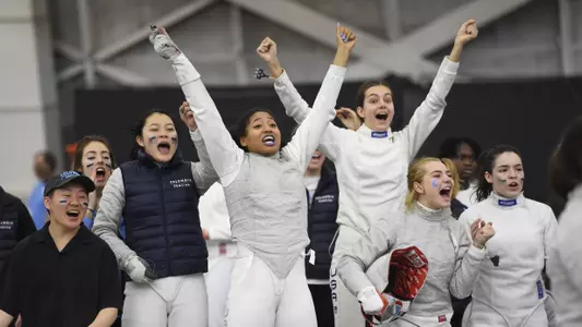 Fencing Goes Undefeated in Day 1 of Ivy Championships