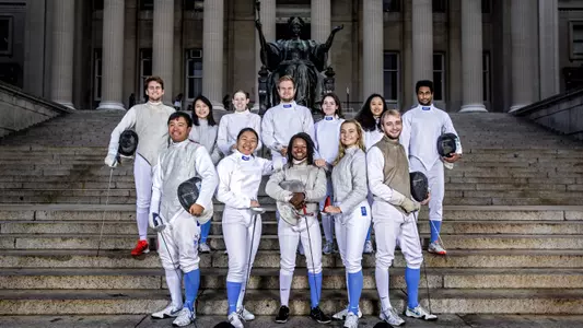 Fencing Honors Seniors at Historical Meet