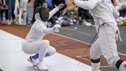 Fencing Sits in Second Place After Day 1 of NCAA Championships