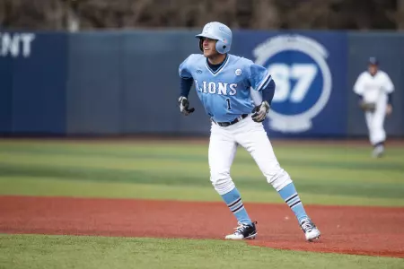 Chriss' Start, Bury's Three Hits Propel Baseball Past Brown