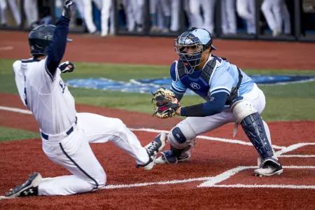 Baseball Edged at Dartmouth; Series Resumes with DH Sunday