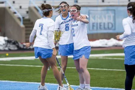 Lacrosse Tallies Record Day in 12-10 Win at Yale