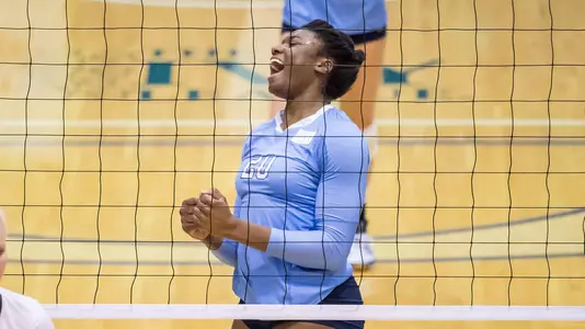 Chichi Ikwuazom Celebrating Point Through Net