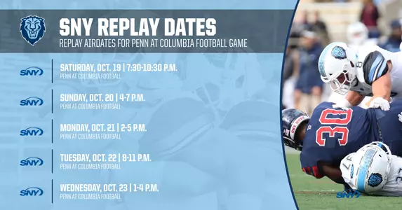 SNY Replay Dates Graphic