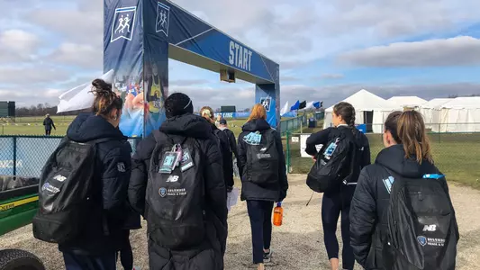 Walking To Start XC Nationals