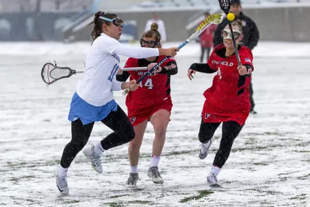 Alison Schwasnick has a career day against Fairfield on Feb. 20, 2019