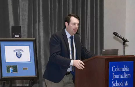 Rich Mueller at Banquet