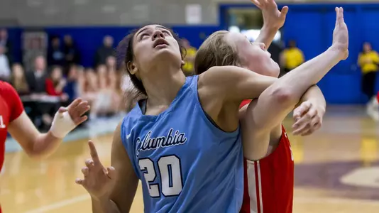 Durr Fighting for Rebound Underneath 2019 vs Cornell
