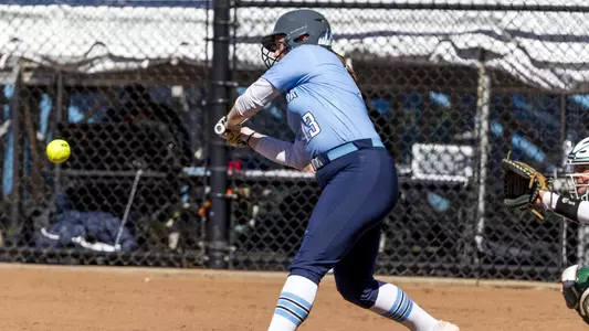 Abby Stuart Swinging vs Dartmouth 2019 from 3B Line