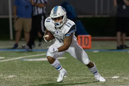 September, 15, 2018, New Britain, Connecticut, United States: during a non conference matchup between Columbia and Central Connecticut State at Arute Field won by the Lions 41-24. Photo: © Brian Foley for Foley-Photography.com.